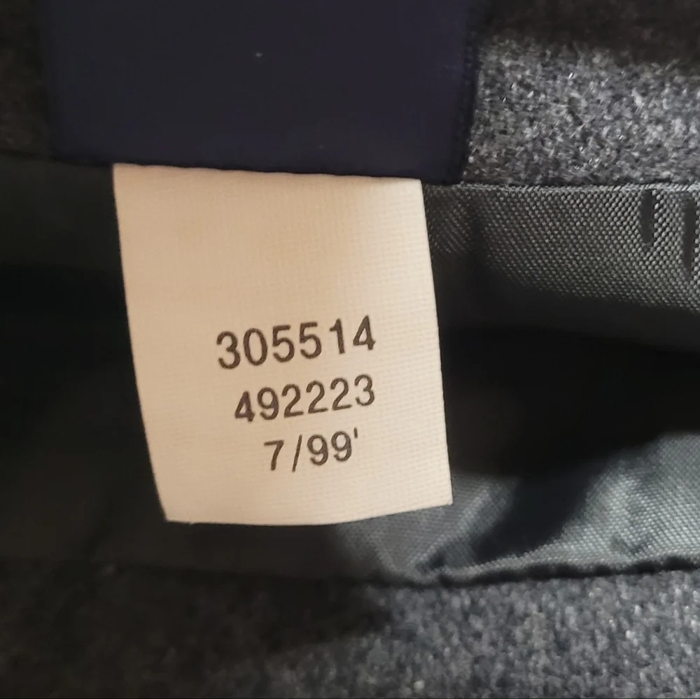 90s Vintage GAP Charcoal Gray Wool Blend Micro Mini Wrap Skirt 6 - Picture 10 of 10